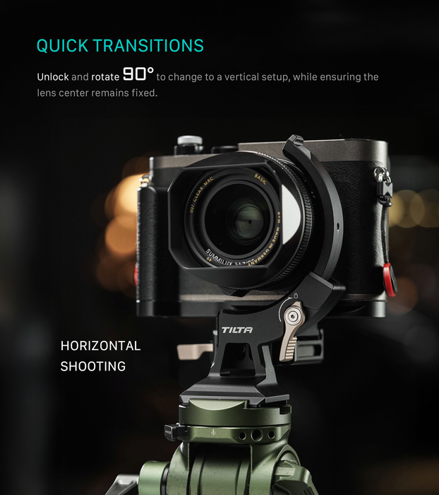 Tilta Adjustable Vertical Camera Support Bracket for Sony – Black