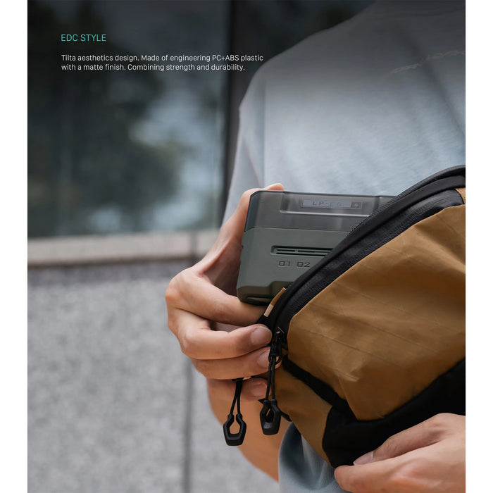 Tilta Portable 4-Bay Charging Station Kit with Canon LP-E6 Batteries (2x) - Green