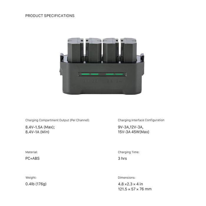 Tilta Portable 4-Bay Charging Station Kit with Sony NP-FZ100 Batteries (2x) - Green