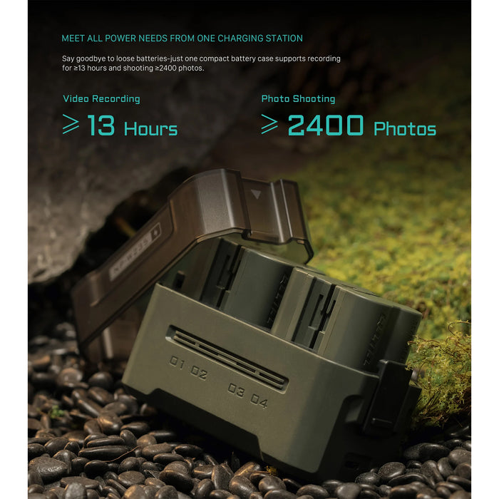 Tilta Portable 4-Bay Charging Station for Fujifilm NP-W235 Batteries – Green