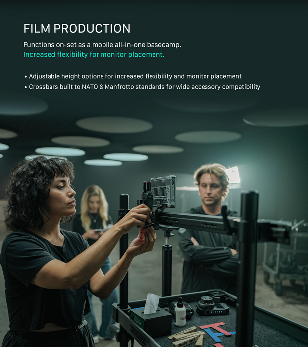 Tilta Boulder 36“ Camera Cart Indie Kit - Black/Gray