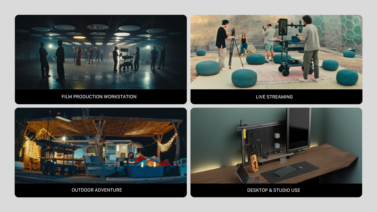 Tilta Boulder 36“ Camera Cart - Gray