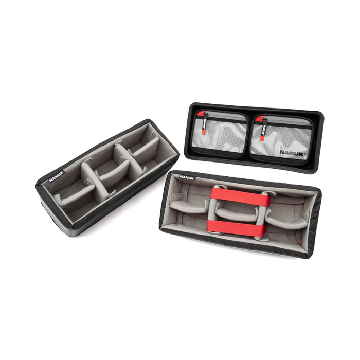 Nanuk T30 Top Loader Pro Photo Kit Protective Case with Padded Dividers & Lid Organizer - Black