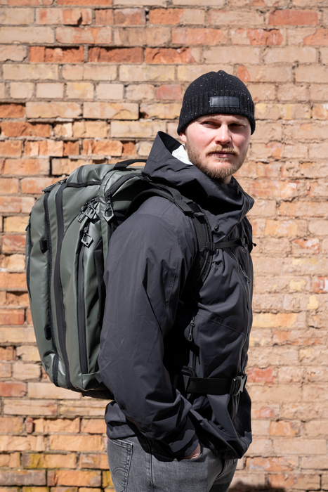 Wandrd Transit Travel 45L Backpack with Essential+ Camera Cube Bundle - Wasatch Green