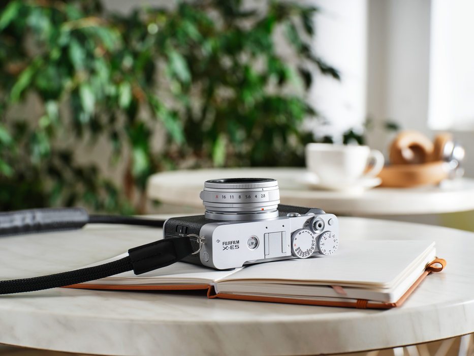 Fujifilm X-E5 Mirrorless Camera with XF 23mm f/2.8 R WR Lens - Silver