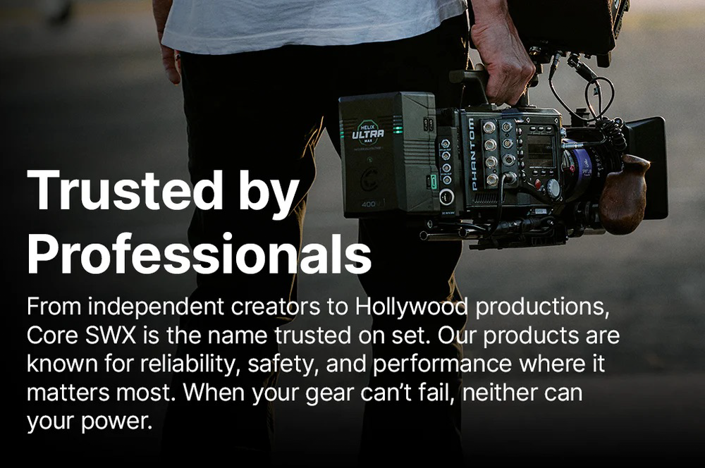 Core SWX X4S Compact Upright Travel Quad Charger - V-Mount