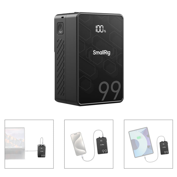 SmallRig VB99 SE Mini V-Mount Battery (6800mAh)