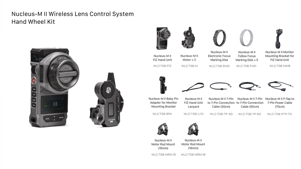 Tilta Nucleus-M II Wireless Lens Control System Hand Wheel Kit