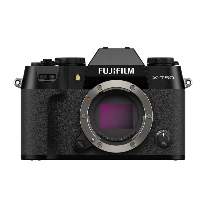 Fujifilm X-T50 Mirrorless Camera with XC 15-45mm f/3.5-5.6 OIS PZ Lens - Black