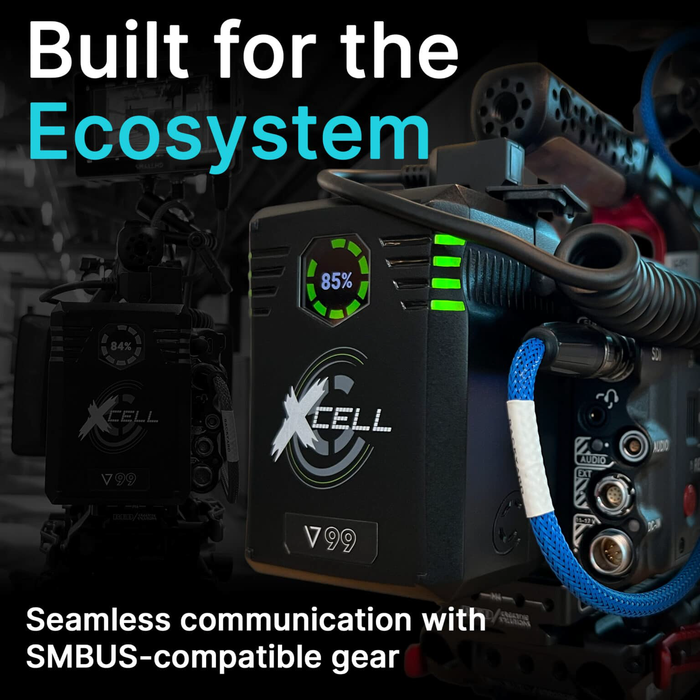 CoreSWX XCell Micro-Sized Smart 99Wh Lithium-Ion Battery - V-Mount