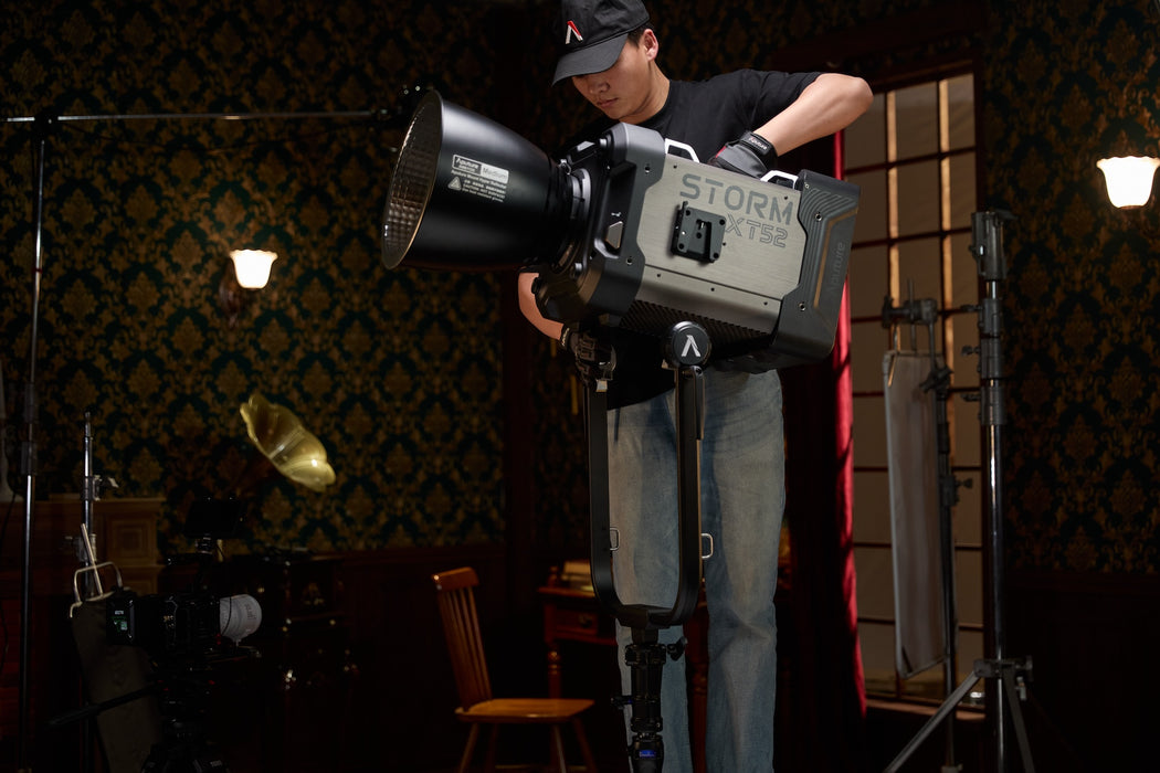 Aputure STORM XT52 Point-Source LED Monolight Dual Flight Case - Bare Leads