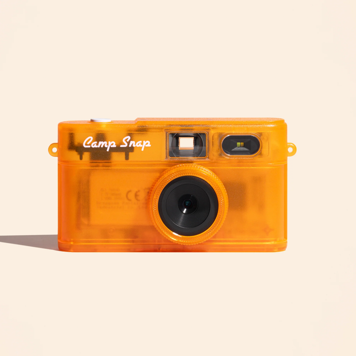 Camp Snap 2 Screen-Free Digital Camera - Tangerine Drift (Transparent)