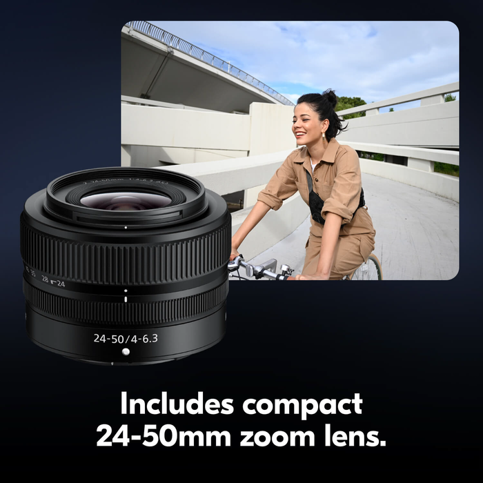 Nikon Z5 IIC Mirrorless Camera with 24-50mm f/4-6.3 Lens - Silver