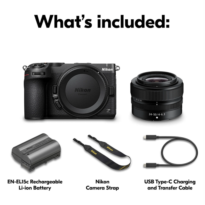 Nikon Z5 IIC Mirrorless Camera with 24-50mm f/4-6.3 Lens - Black