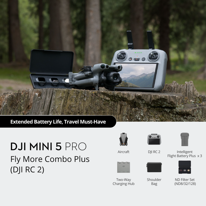 DJI Mini 5 Pro Fly More Combo Plus DJI RC2