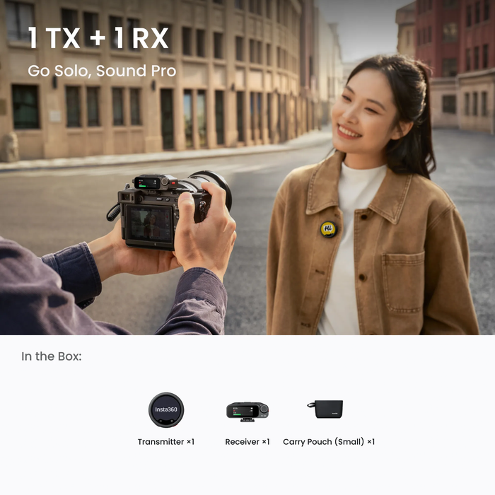 Insta360 Mic Pro Wireless System (1TX + 1RX)