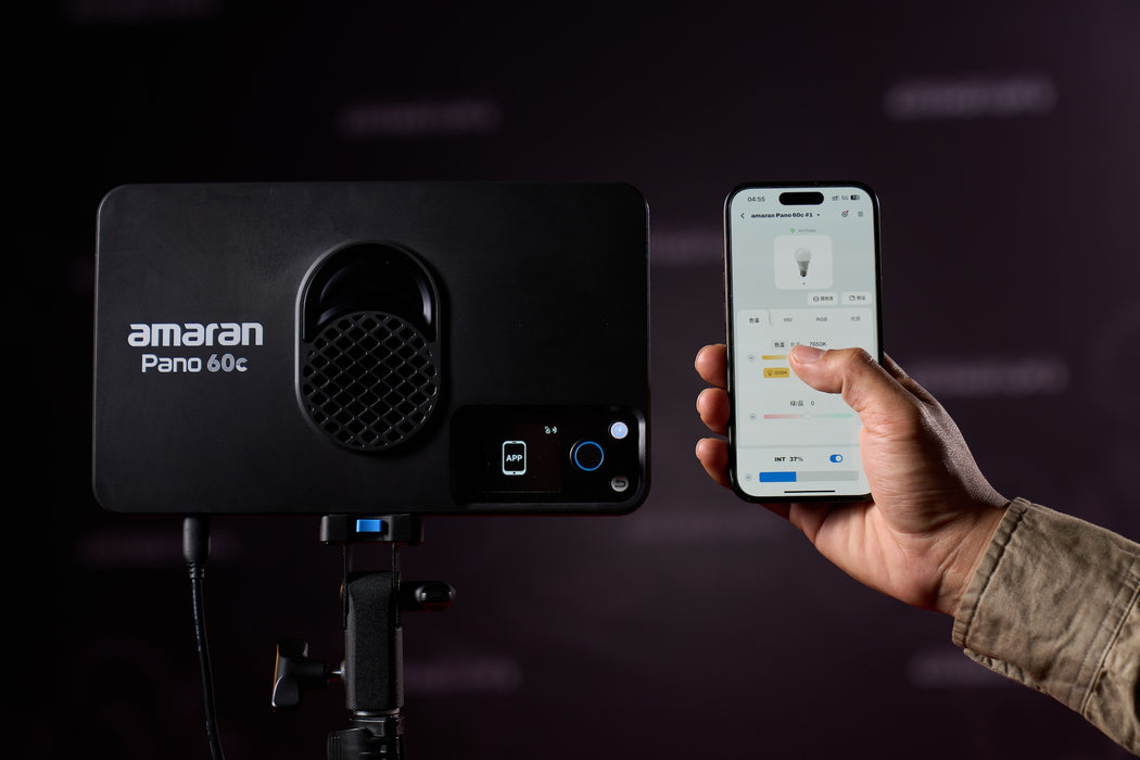 Amaran Pano 60c 2 Light Kit - Charcoal