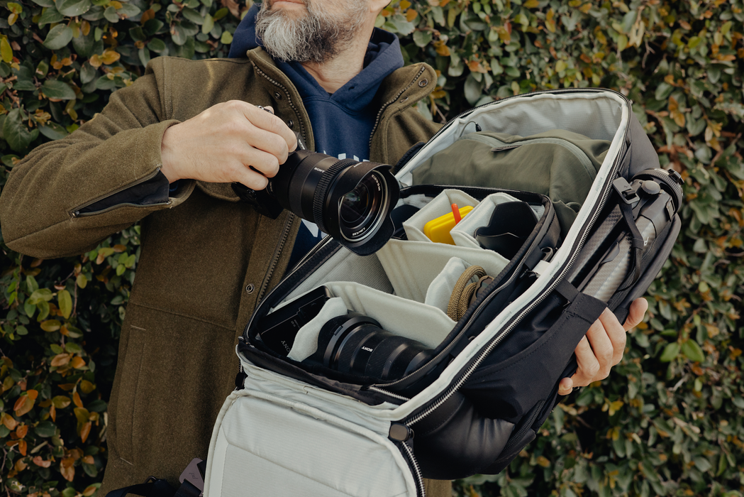 Peak Design Travel 2-in-1 40L Backpack (Base Pack & Attached Daypack) - Black