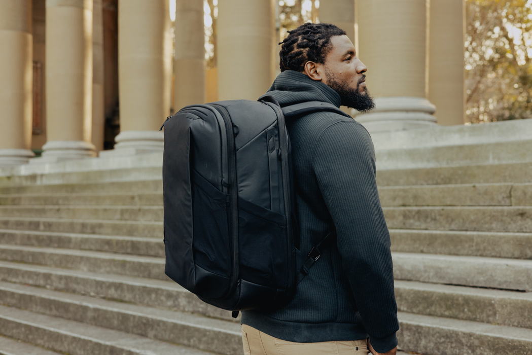 Peak Design Travel 2-in-1 40L Backpack (Base Pack & Attached Daypack) - Black