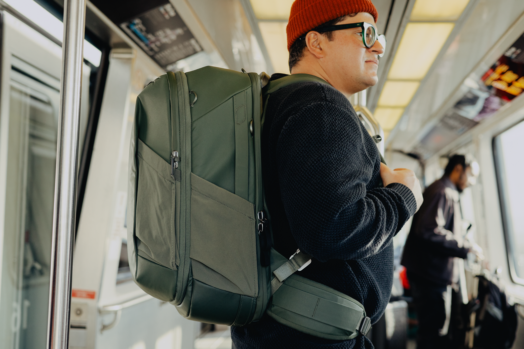 Peak Design Travel 2-in-1 40L Backpack (Base Pack & Attached Daypack) - Sage