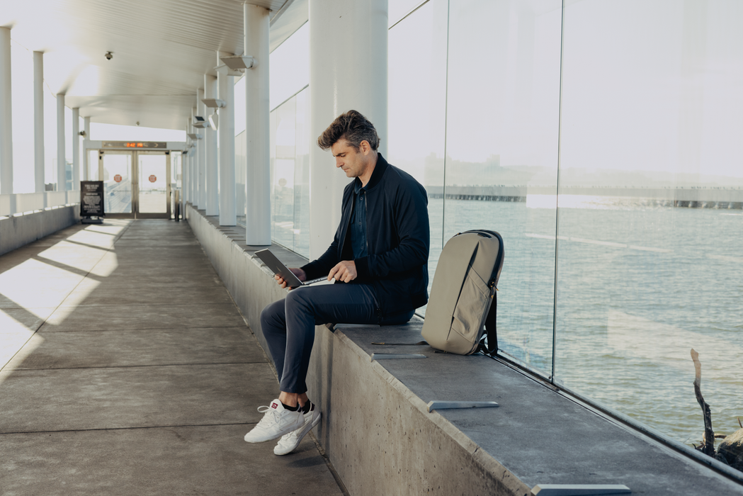 Peak Design Travel 2-in-1 40L Backpack (Base Pack & Attached Daypack) - Stone