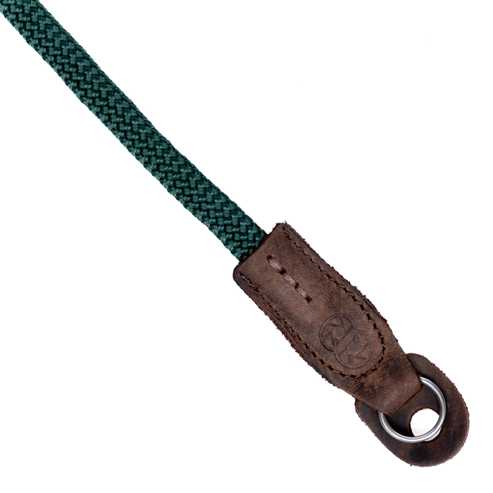 Cooph Nomad Adjustable Rope Camera Strap with Steel Ring, 35.4-59” (90cm-150cm) - Mountain Green