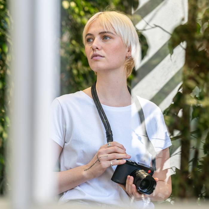 Cooph Adjustable Rope Camera Strap with Split Ring, 35.4-59" (90-150cm) - Duotone Panther