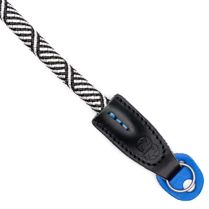 Cooph Rope Camera Strap with Split Ring, 45.3" (115cm) - Beers & Cameras New York (Black Silver)