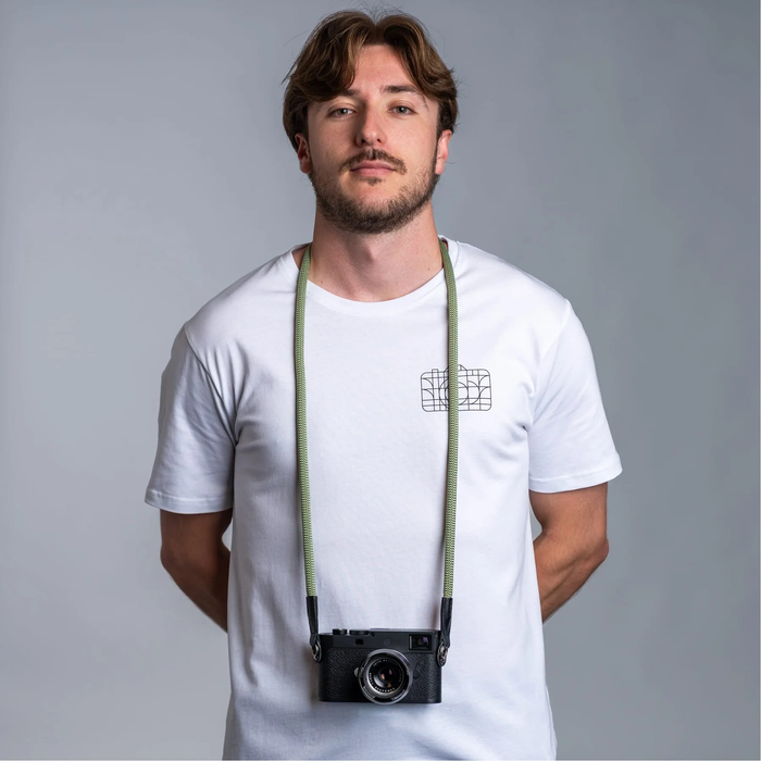 Cooph Rope Camera Strap with Split Ring, 45.3" (115cm) - Guacamole