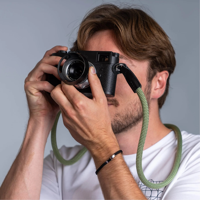 Cooph Rope Camera Strap with Split Ring, 45.3" (115cm) - Guacamole