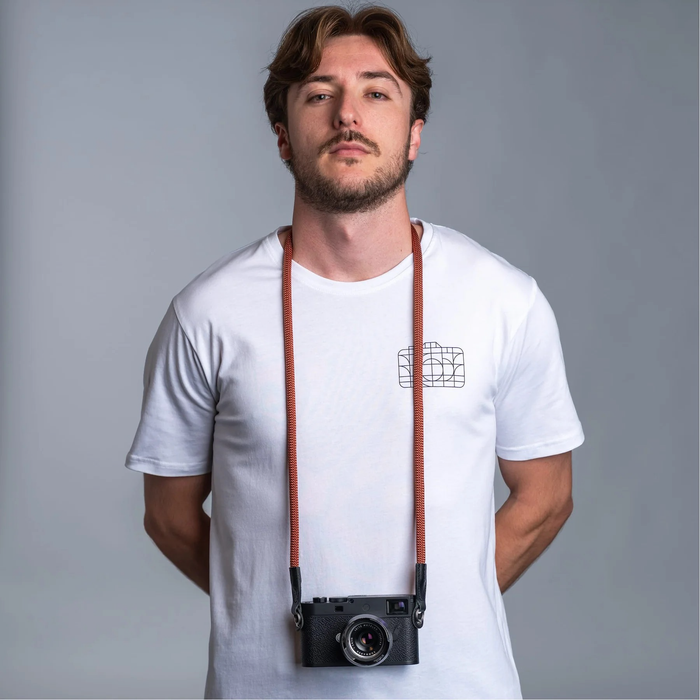 Cooph Rope Camera Strap with Split Ring, 45.3" (115cm) - Rust