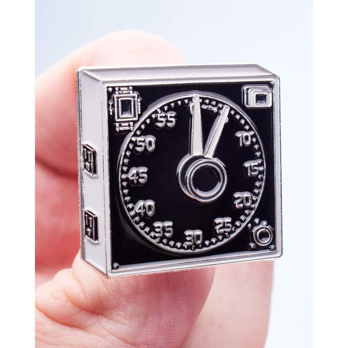 Darkroom Clock Pin