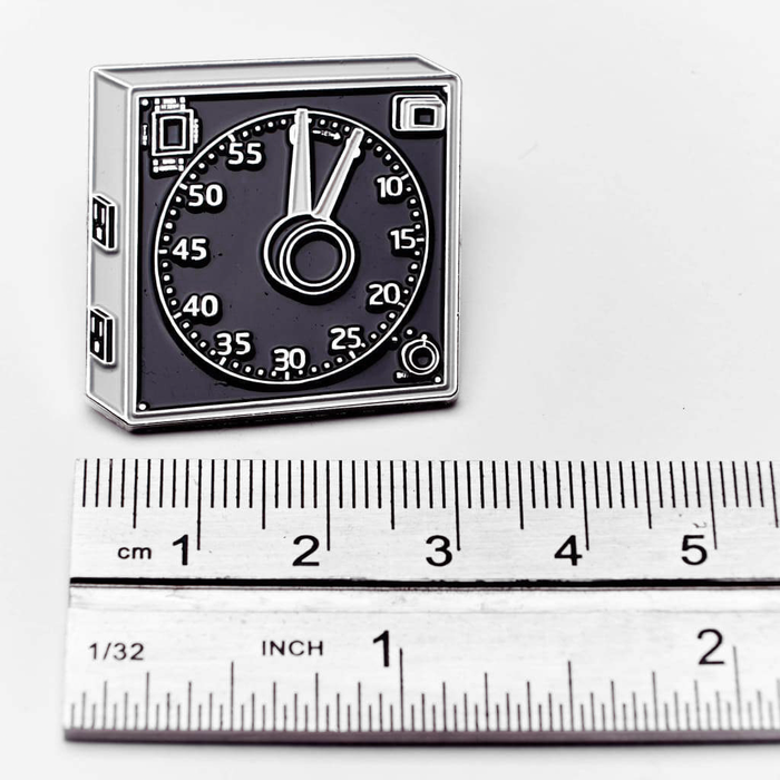 Darkroom Clock Pin