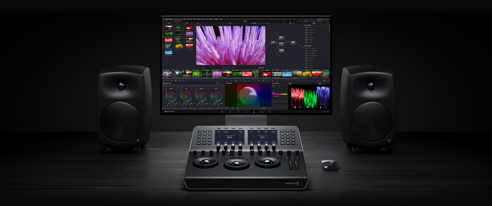 Blackmagic Design DaVinci Resolve Mini Panel with Resolve Studio Software