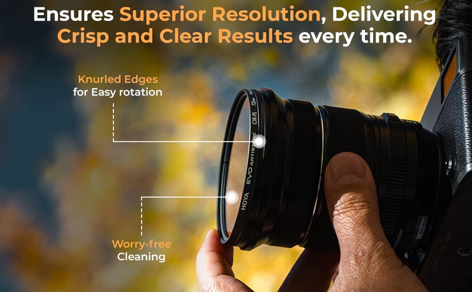 Hoya 49mm EVO Antistatic Circular Polarizer Filter