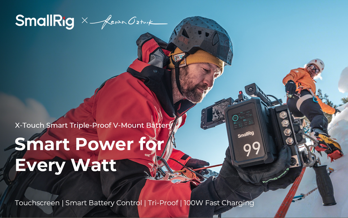 SmallRig x Renan Ozturk X-Touch Smart Triple-Proof V-Mount Battery X99