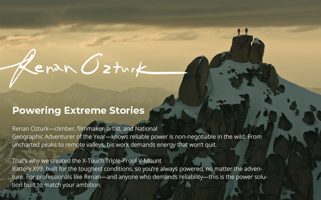 SmallRig x Renan Ozturk X-Touch Smart Triple-Proof V-Mount Battery X99