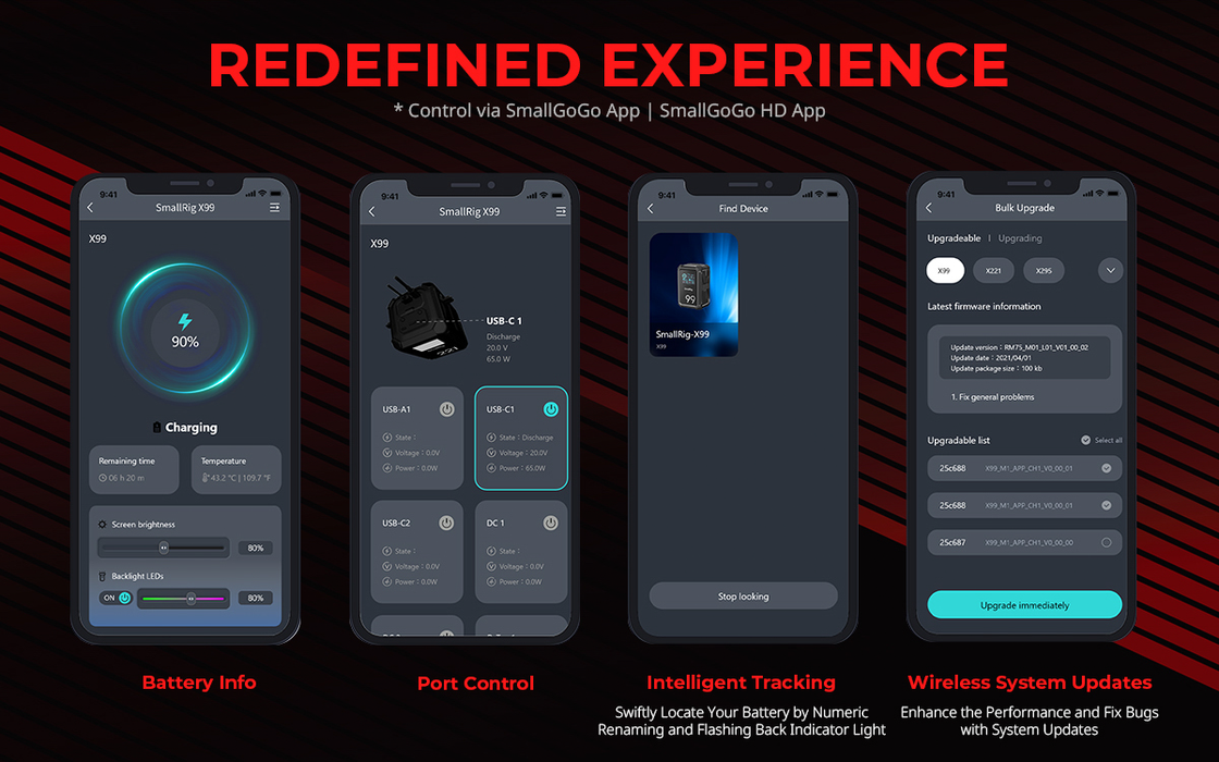 SmallRig x Renan Ozturk X-Touch Smart Triple-Proof V-Mount Battery X99