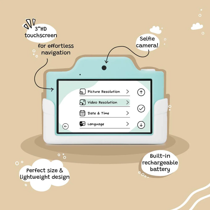 Kidamento Model K Digital Camera for Kids - Sloth