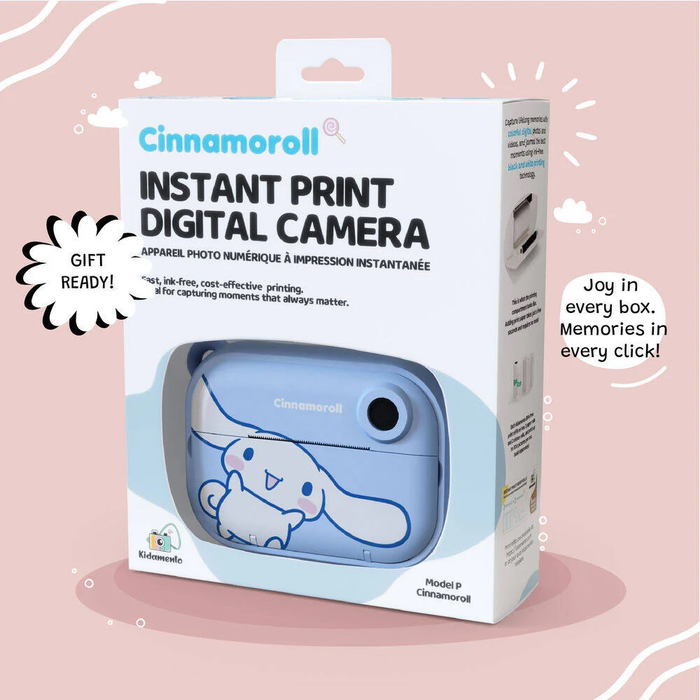 Kidamento Model P Instant Print Digital Camera for Kids - Cinnamoroll