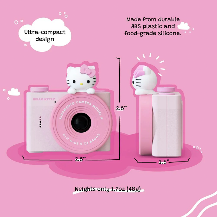 Kidamento Model A Mini Digital Camera for Kids - Hello Kitty