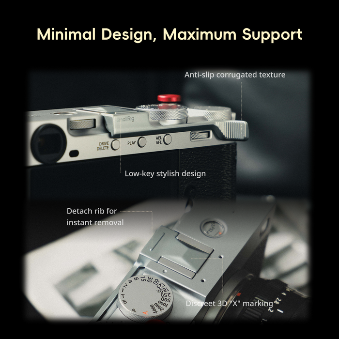 SmallRig Thumb Grip for Fujifilm X-E5 5451 - Silver