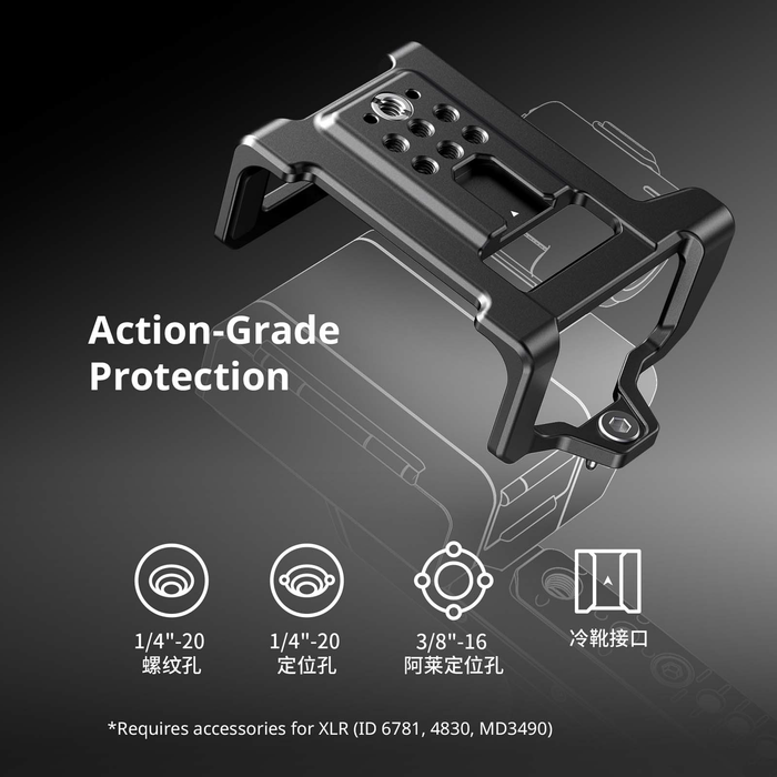 SmallRig HawkLock Cage Kit for Sony FX5 & XLR Handle 6777
