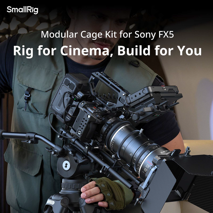 SmallRig HawkLock Cage Kit for Sony FX5 & XLR Handle 6777