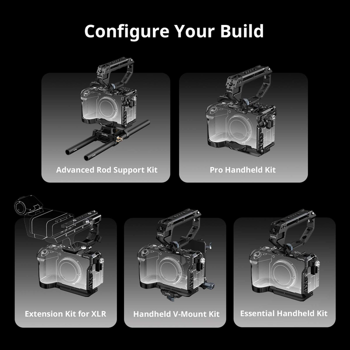 SmallRig HawkLock Cage Kit for Sony FX5 & XLR Handle 6777