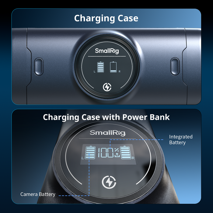 SmallRig Power Bank Charger Case Kit for 2 Sony NP-FZ100 Batteries 5109