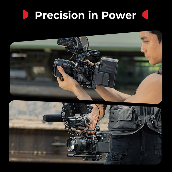 SmallRig V-Mount Battery Mount Plate Kit with Screen Protector, 65W PD Charging, LCD Bracket & Tool-Free Arca-Swiss QR Plate 5315