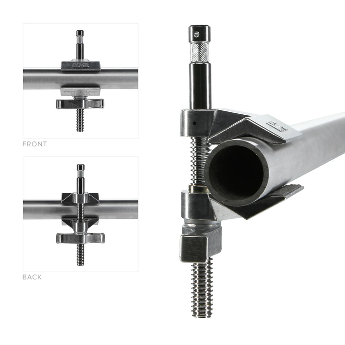Matthews Matthellini Clamp with 3" Center Jaw with 5/8" Baby Pin Chrome