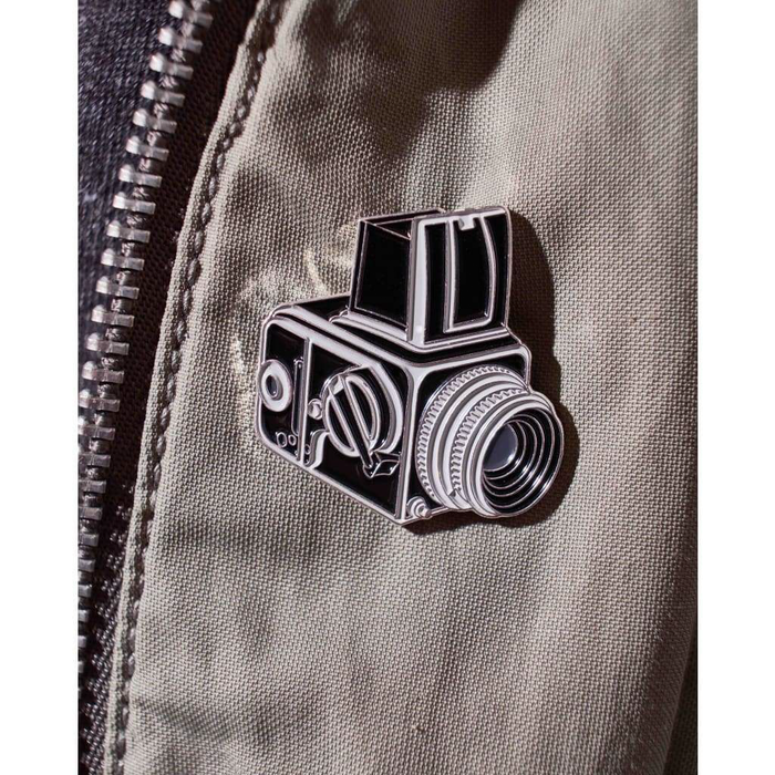 Medium Format Camera #2 Pin Silver