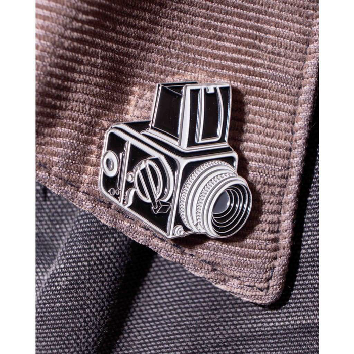Medium Format Camera #2 Pin Silver